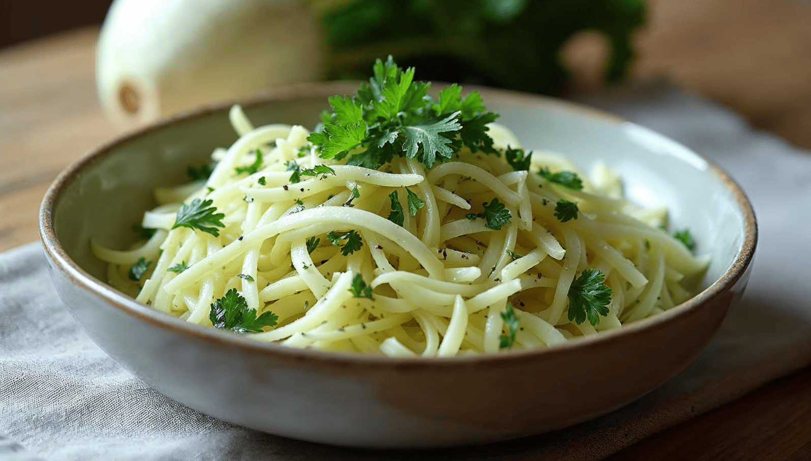 Frischer Kohlrabisalat | Rezept