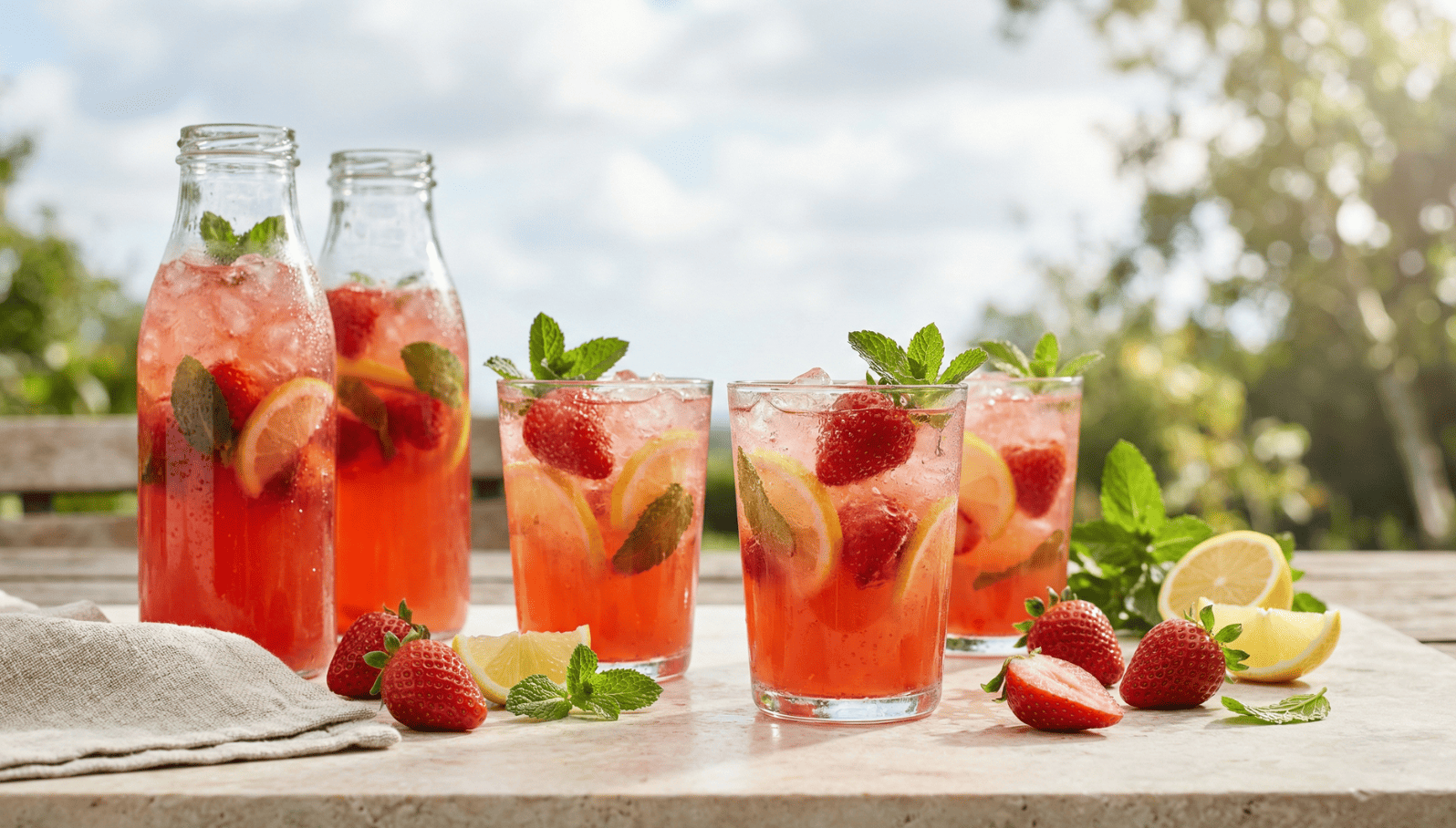Erdbeer-Limonade