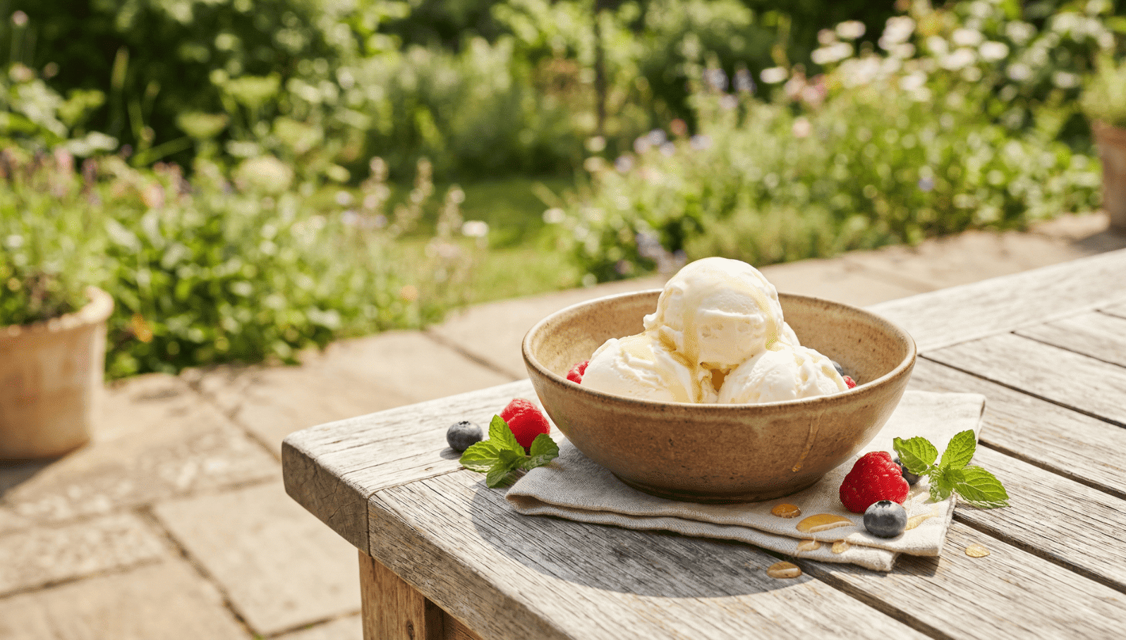 Joghurt-Eis ohne Eismaschine